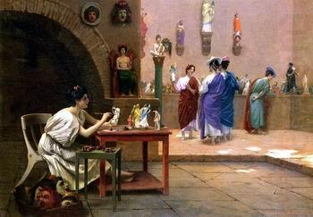 Arab or Arabic people and life. Orientalism oil paintings  495, unknow artist